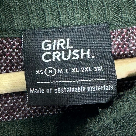 Girl Crush Après-ski sweater Up the hills - green - small - Picture 3 of 6